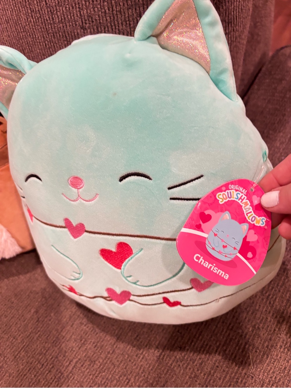 Squishmallows Charisma Cat Plush - Mint